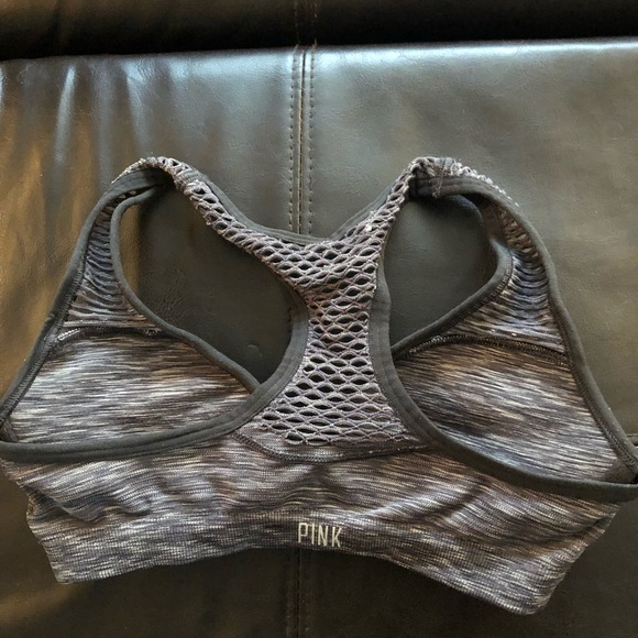 PINK Victoria’s Secret grey padded sports bra. Size XS (AA-B). - Picture 3 of 4